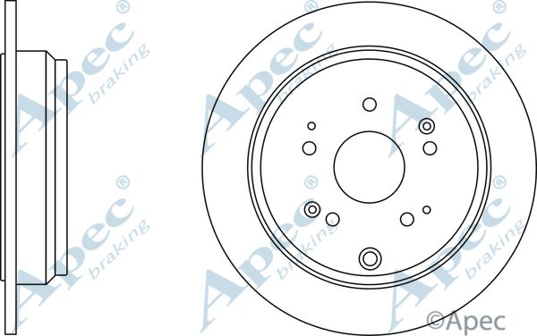 APEC BRAKING Тормозной диск DSK2663